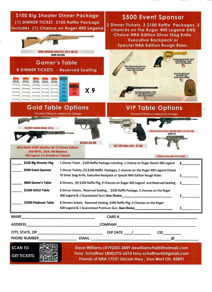 Page 2 of Friends of NRA flyer image