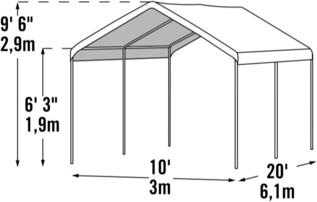 Sketch of tent